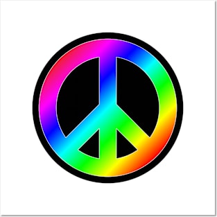 Love and Peace RAINBOW Posters and Art